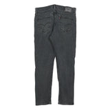LEVI'S 511 Slim Mens Jeans Black Slim Skinny Denim Medium W34 L30 Stretch Zip