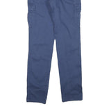BOGGI Mens Cotton Blend Blue Slim Cargo Trousers W29 L32 Casual Zip