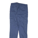 BOGGI Mens Cotton Blend Blue Slim Cargo Trousers W29 L32 Casual Zip