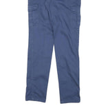 BOGGI Mens Cotton Blend Blue Slim Cargo Trousers W29 L32 Casual Zip