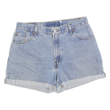 LEVI'S Womens Denim Blue Casual Shorts M W31 Classic Fit Lightweight