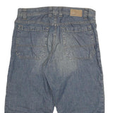 LERROS Mens Shorts Blue XL W34 Cotton Blend Casual Denim Style Pocketed