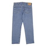 LEVI'S 505 Mens Jeans Blue Relaxed Straight Denim Medium W38 L30 Classic Casual