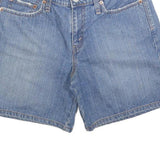 LEVI'S Womens Blue Denim Casual Shorts M W32 Classic Fit Cotton Blend