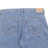 LEVI'S Womens Blue Denim Casual Shorts M W32 Classic Fit Cotton Blend