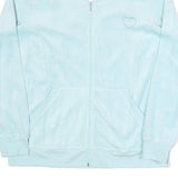 ESMARA Womens Blue Outdoor Jacket L Polyester Blend Woven Plain Zip Relaxed Fit