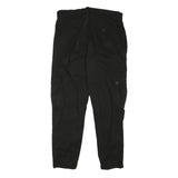 URBAN CLASSICS Mens Black Slim Cargo Trousers W32 L29 Casual Cotton Blend Zip