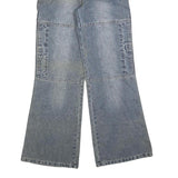 KALUOLISI Womens Jeans Blue Relaxed Wide-Leg Denim Medium W26 L30 Casual Fashion