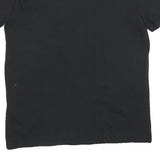 DKNY Womens Black Graphic T-Shirt M Short Sleeve Crew Neck Logo Print