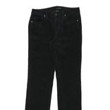 CALVIN KLEIN JEANS Womens Cotton Blend Black Regular Straight Trousers W30 L31