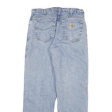 CARHARTT Mens Relaxed Jeans Blue Denim W30 L30 Zip Casual Workwear