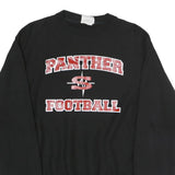 CHAMPION REVERSE WEAVE Mens Black Panther Football Crew Neck M Cotton Blend