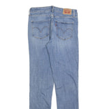 LEVI'S Womens Slim Blue Denim Light Jeans W28 L32 Stylish Comfort Zip Closure