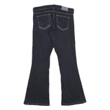 ELIZABEH AND JAME TEXTILE Womens Jeans Blue Relaxed Flared Denim Dark W30 L30