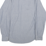 NAUTICA Mens Blue Cotton Shirt M Classic Fit Long Sleeve Button Collar Casual