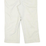 FADED GLORY Womens Shorts White Casual L W32 Cotton Blend Button Pocket