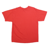 MV SPORT Mens Red Winston-Salem State University Graphic T-Shirt L Short Sleeve