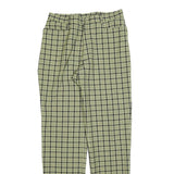 ELLE ET LYI Womens Regular Fit Black & Yellow Checked Trousers W30 L32 Stylish