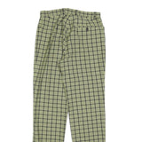 ELLE ET LYI Womens Regular Fit Black & Yellow Checked Trousers W30 L32 Stylish