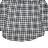 FIELD & STREAM Mens Grey & White Check Shirt XL Casual Cotton Blend Long Sleeve