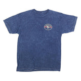 Mens Blue Hog's Breath Graphic T-Shirt M Short Sleeve Crew Neck Cotton