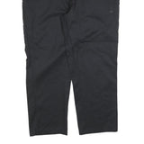 DICKIES Mens Cotton Blend Black Regular Fit Straight Leg Trousers W46 L30