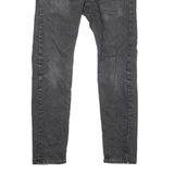 LEVI'S 512 Mens Jeans Black Classic Skinny Denim Medium W29 L26 Zip