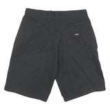 DICKIES Mens Black Casual Cotton Blend Shorts L W32 Workwear Pockets