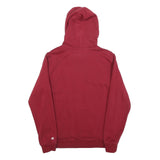 CHAMPION Mens Red Pullover Hoodie S Cotton Blend Casual Sportswear