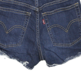 LEVI'S Womens Denim Blue Cut-Off Shorts XXS W23 Raw Hem Casual