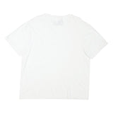DICKIES Mens White Classic T-Shirt L Short Sleeve Crew Neck Plain Essential