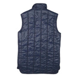 BARBOUR Womens Navy Blue Quilted Jacket S Polyester Blend Sleeveless Zip Up