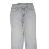 LEVI'S Mens Regular Blue Denim Light W30 L32 Classic Zip Jeans Casual Wear
