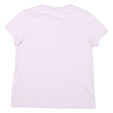 LEVI'S Womens White Red Logo Graphic T-Shirt M Short Sleeve Crew Neck Cotton