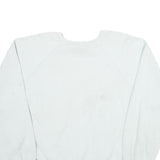 LEE Womens White Sweatshirt Is It June Yet Crew Neck 3XL Cotton Blend Pullover