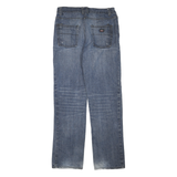 DICKIES Womens Regular Fit Blue Denim Jeans W30 L32 Zip Cotton Blend Casual