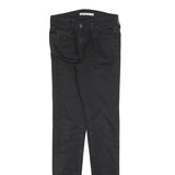 LEVI'S 710 Womens Jeans Black Slim Skinny Denim W26 L32 Stretch Zip Fly