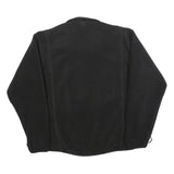 HELLY HANSEN Mens Black Jacket L Polyester Zip Up Plain Comfortable Casual