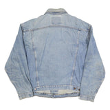LEVI'S Mens Blue Cotton Denim Jacket L Button Closure Classic Style