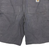 CARHARTT Womens Shorts Grey Original Fit M W32 Cotton Blend Durable Workwear