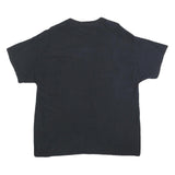 ACDC Mens Black Graphic T-Shirt L Short Sleeve Crew Neck Band Logo Retro
