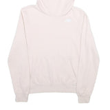 NIKE Womens Pink Hoodie XS Cotton Blend Pullover Lightweight Casual