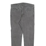 LEVI'S 510 Mens Jeans Grey Slim Skinny Denim Medium W34 L30 Cotton Blend Zip