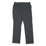 THE NORTH FACE Womens Black Polyester Blend Regular Zip Trousers W31 L31 Outdoor