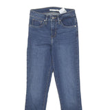 LEVI'S 721 High Rise Skinny Womens Jeans Blue Slim Skinny Denim W24 L27 Stretch