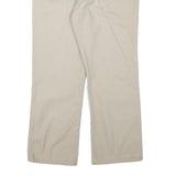 LEE Mens Regular Fit Beige Cotton Blend Trousers W34 L27 Zip Closure Casual