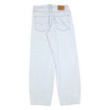 LEVI'S Womens Jeans Blue Relaxed Straight Denim Light W26 L30 Classic Casual