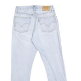 LEVI'S 501 Mens Jeans Blue Regular Straight Denim Light W30 L27 Classic Style