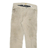 CARHARTT Mens Relaxed Fit Beige Workwear Cotton Blend Trousers W32 L29