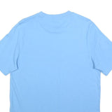 PUMA Mens Blue Crew Neck Short Sleeve T-Shirt M Cotton Sportswear Logo